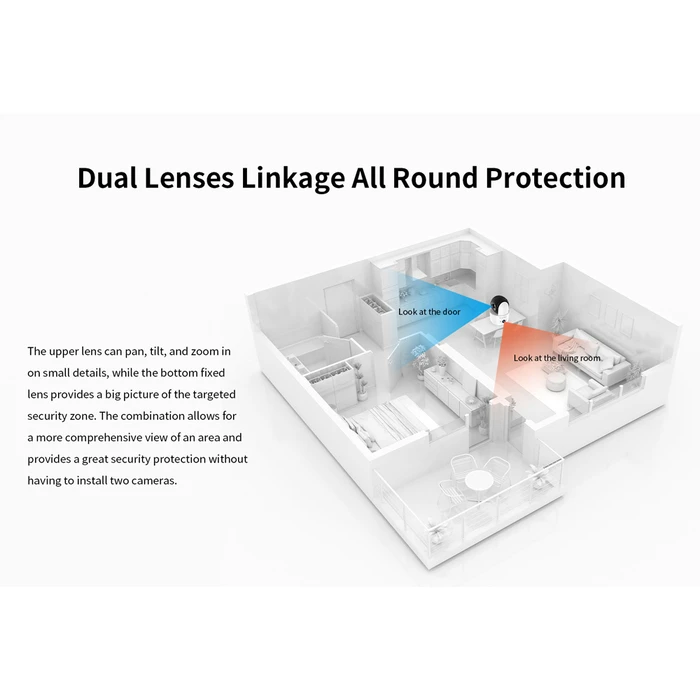 VSTARCAM Smart Κάμερα C996DR Dual Lens WiFi PTZ SD