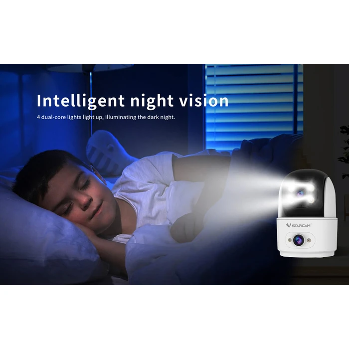 VSTARCAM Smart Κάμερα C996DR Dual Lens WiFi PTZ SD