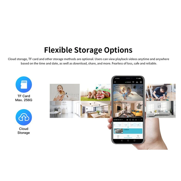 VSTARCAM Smart Κάμερα C996DR Dual Lens WiFi PTZ SD