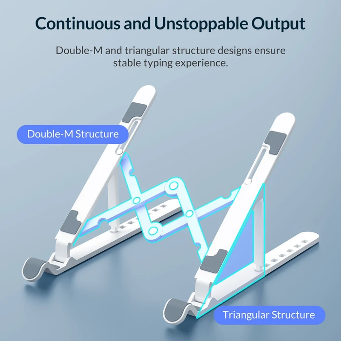 ORICO Laptop Stand Foldable Plastic White