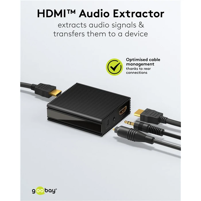 GOOBAY HDMI audio extractor 79138