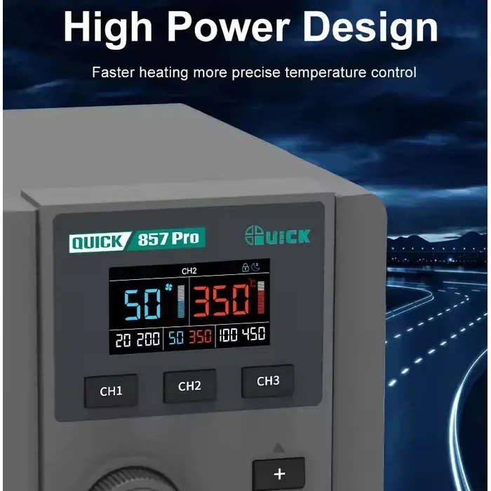 QUICK σταθμός θερμού αέρα QUICK857 Pro