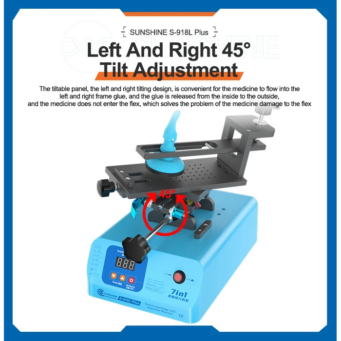 SUNSHINE διαχωριστής LCD οθόνης S 918L Plus 400W