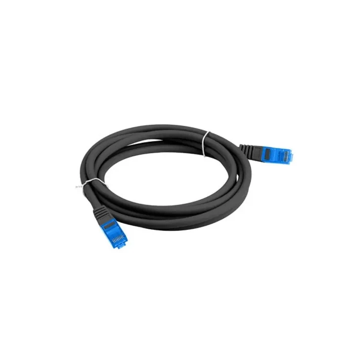 Καλώδιο Δικτύου Lanberg Patchcord S/FTP CAT.6A 1.5M Black LSZH