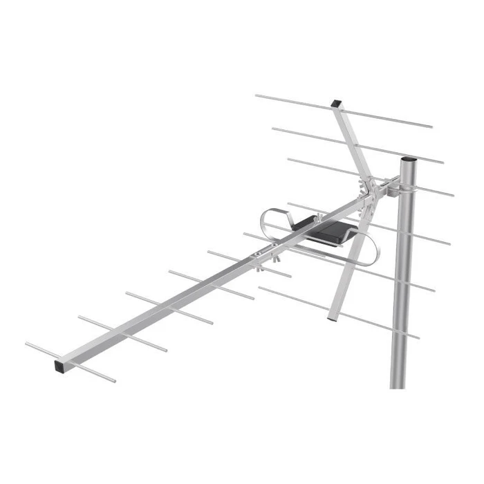 Κεραία Τηλεόρασης Greentek Ε2160L168N Εξωτερικού Χώρου Ασημί