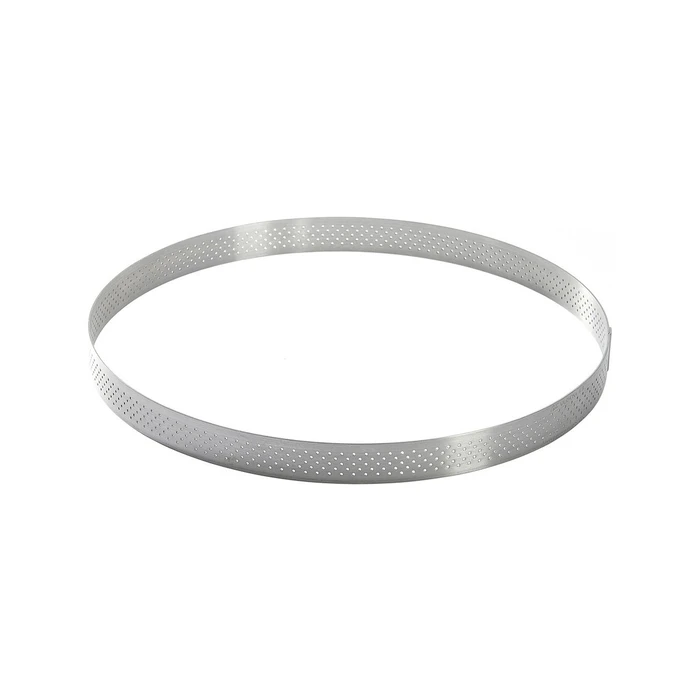 De Buyer Διάτρητο Στρογγυλό Τσέρκι Τάρτας 24,5 cm - Ανοξείδωτο