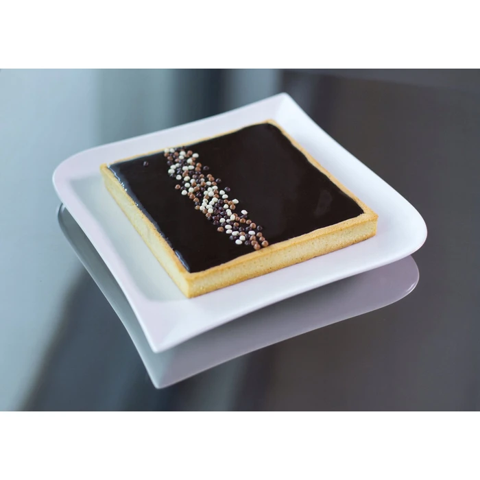 De Buyer Perforated Stainless Steel Square Tart Form 17.5 x 17.5 x 2 cm (3099.23)