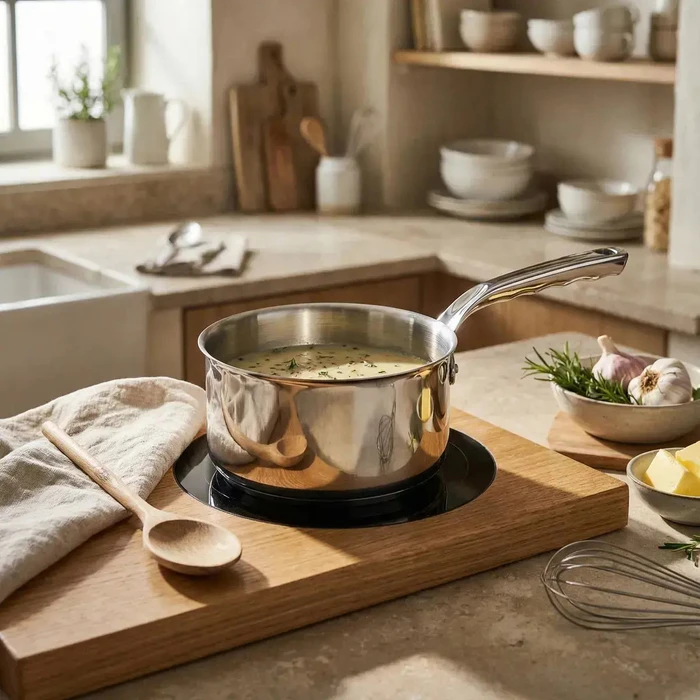 De Buyer Milady Stainless Steel Induction Saucepan 16 cm 1.6 L (3410.16)