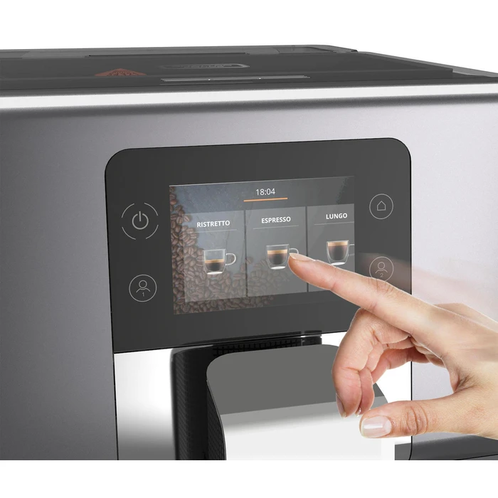 Krups Intuition Preference+ Automatic Bean-to-Cup Espresso Machine 1450W 15 bar Cappuccino with Grinder Silver EA875E / EA875E10