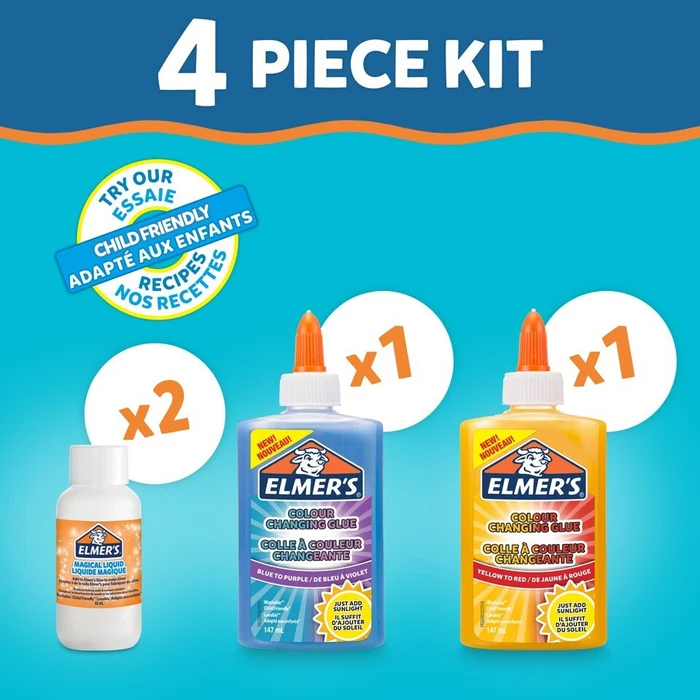 Elmer's Σετ DIY Slime Αλλαγής Χρώματος