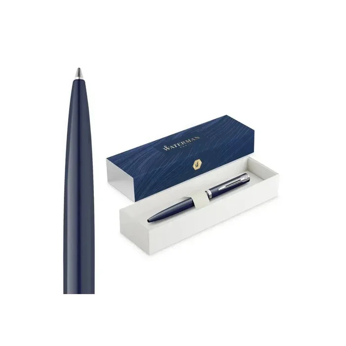 WATERMAN IMPRESSION Ballpoint Pen Blue Lacquer CT Medium - Gift Box