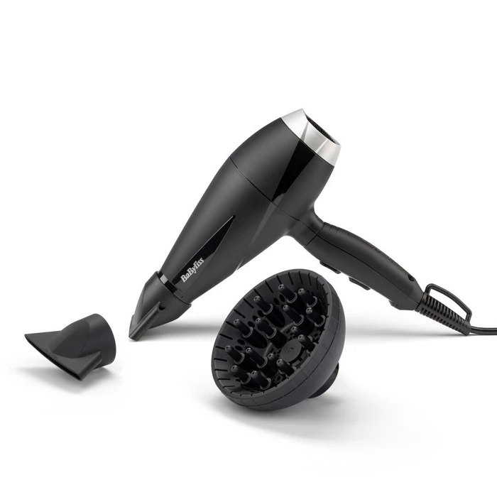 Babyliss Ionic Πιστολάκι Μαλλιών Turbo Pro 2100W με Φυσούνα 6710DE