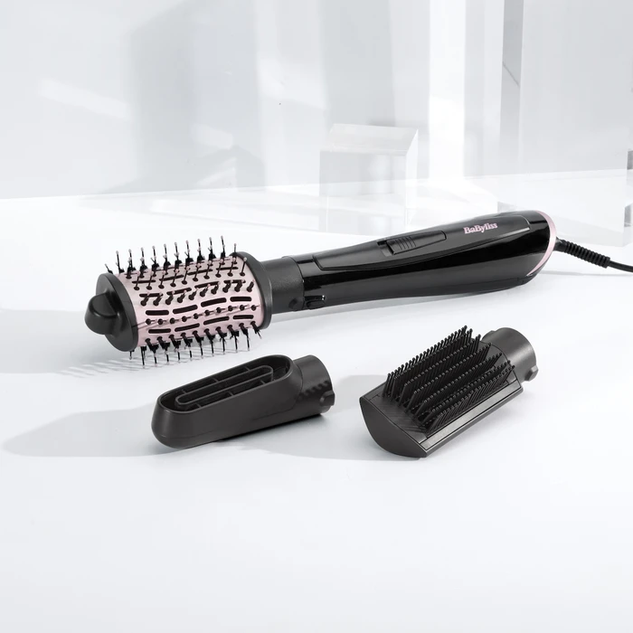 Babyliss Style Smooth 1000 Κεραμική Ηλεκτρική Βούρτσα με Αέρα για Ίσιωμα και Μπούκλες 1000W AS128E