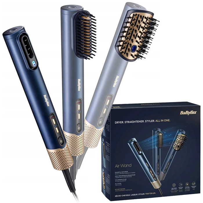 Babyliss AIR WAND Multi-styler 3Σε1 AS6550E - Ηλεκτρική Βούρτσα με Αέρα για Ίσιωμα και Μπούκλες