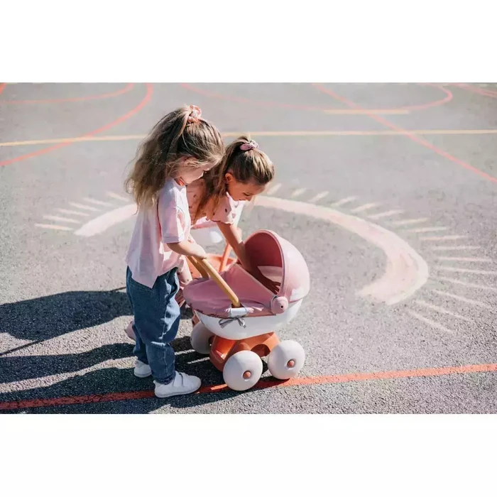 Smoby Baby Nurse καρότσι για κούκλα με πλαστική τέντα