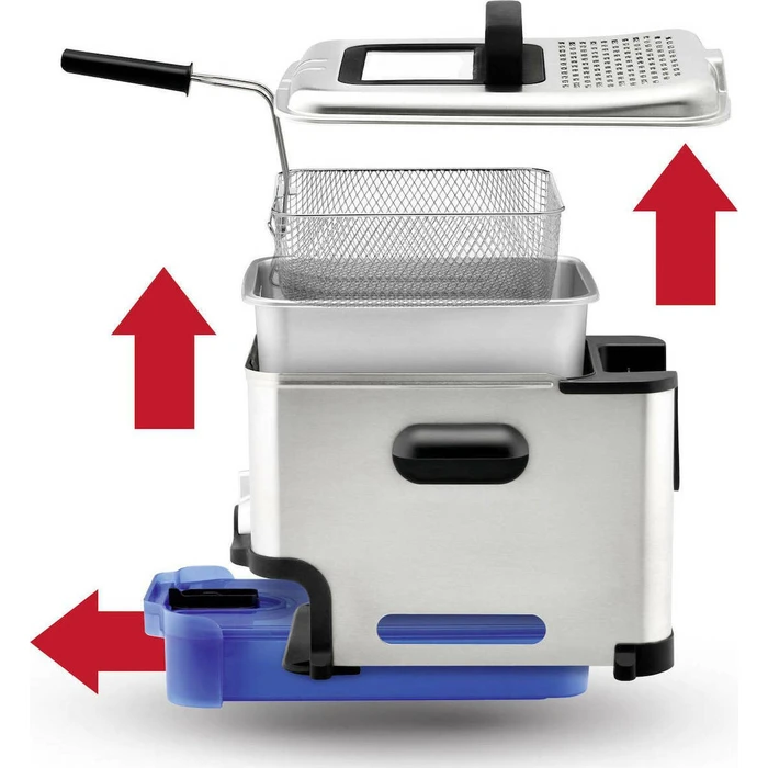 Tefal Oleoclean Pro FR8040 Inox & Design Deep Fryer