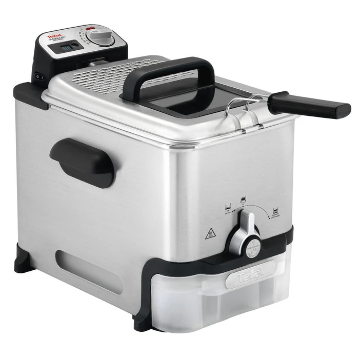 Tefal FR 8041 OLEOCLEAN Φριτέζα λαδιού 3.5L (Μαύρο / Ανοξείδωτο)