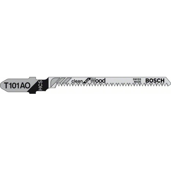 Bosch T101AO Λάμες Clean for Wood για Ξύλο 83 mm 5τμχ