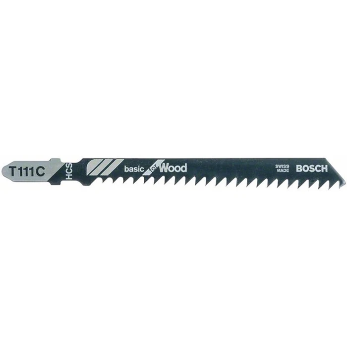 Bosch T111C Basic for Wood Jigsaw Blades 100 mm - Pack of 5
