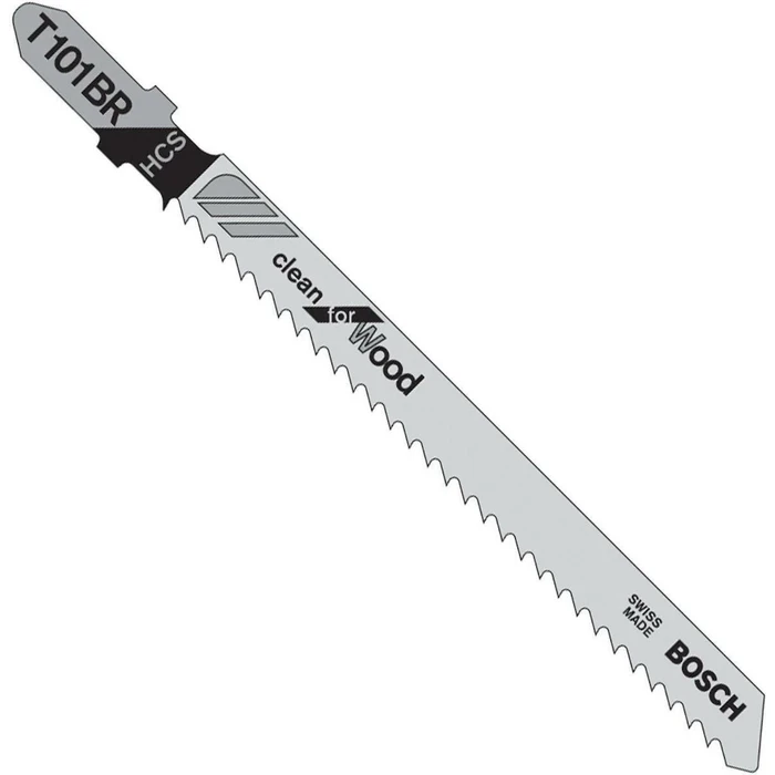 Bosch T101BR Clean for Wood Jigsaw Blades 100 mm (5 pcs)