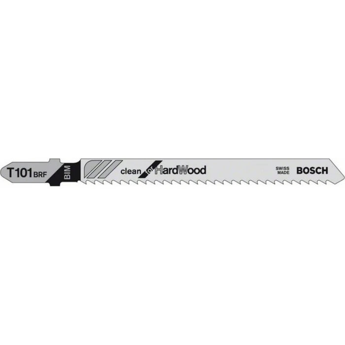 Bosch T101BRF Clean for Hard Wood Jigsaw Blades 100mm 5 pcs
