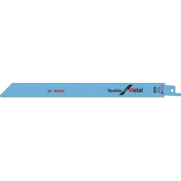 Bosch S1122BF Jigsaw Blades Flexible for Metal 225 mm, 5 pcs