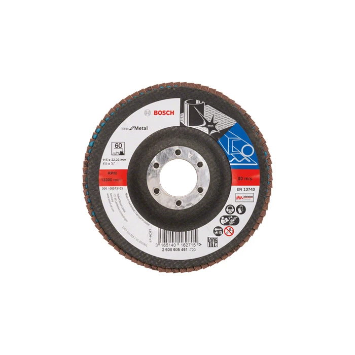 Bosch X-Lock X571 Metal Grinding Disc 125mm (2608606922)