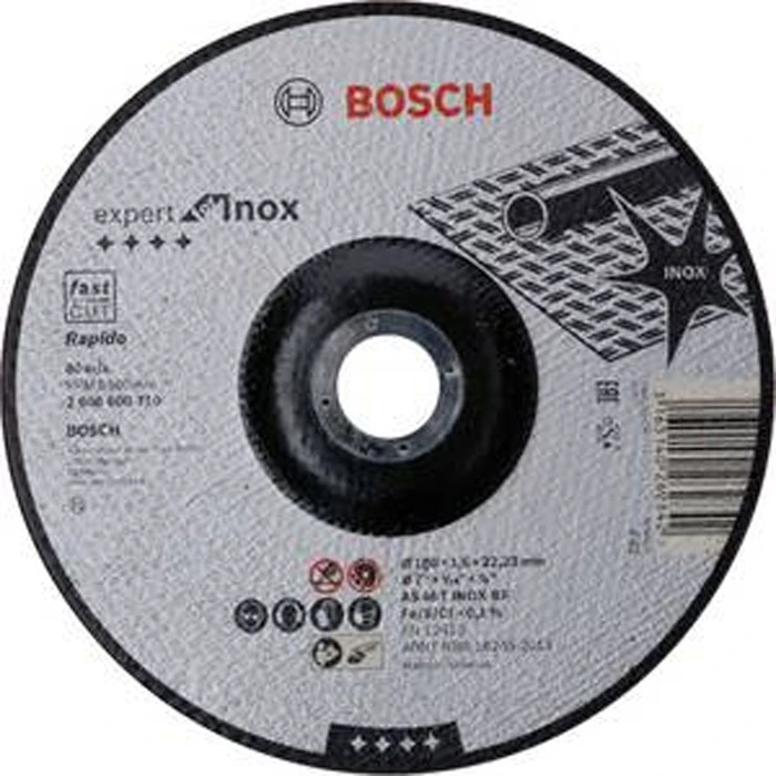 BOSCH Expert For Inox Rapido Δίσκος Κοπής Μετάλλου 230mm 46 Δόντια (AS 46 T INOX BF)