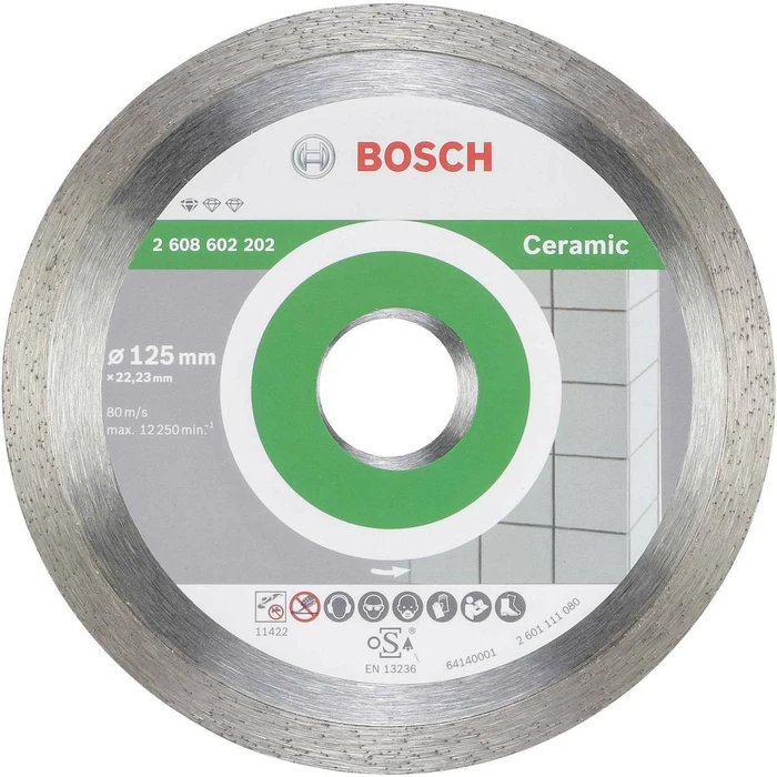 Bosch Standard Δίσκος Κοπής Δομικών Υλικών 125mm B2608602202