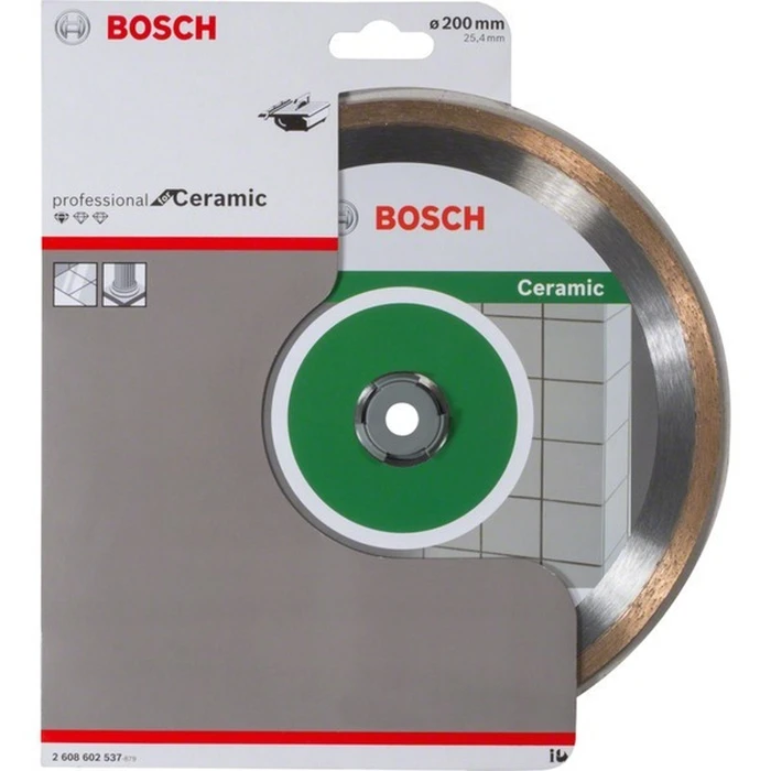 Bosch Standard Δίσκος Κοπής Διαμαντιού για Κεραμικά 200 x 25,4 mm (2608602537)