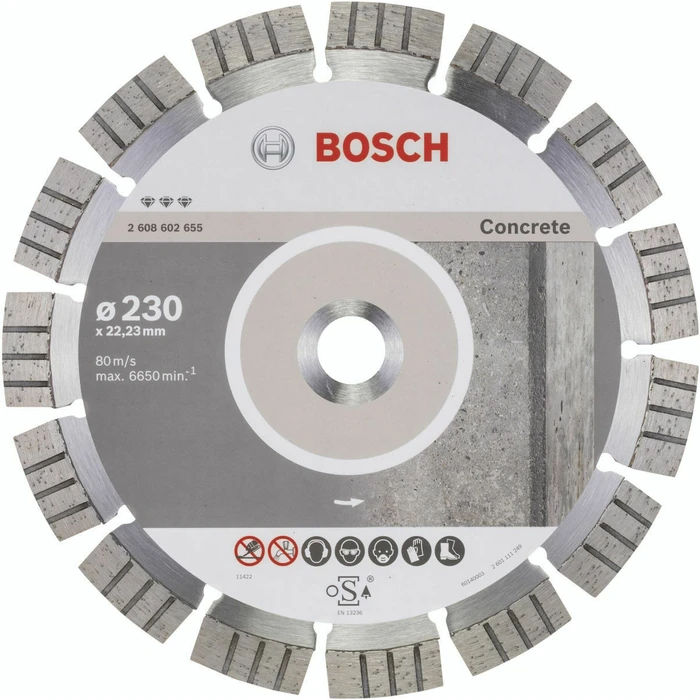 Bosch Cutting Disc for Construction Materials 230mm 2608602655