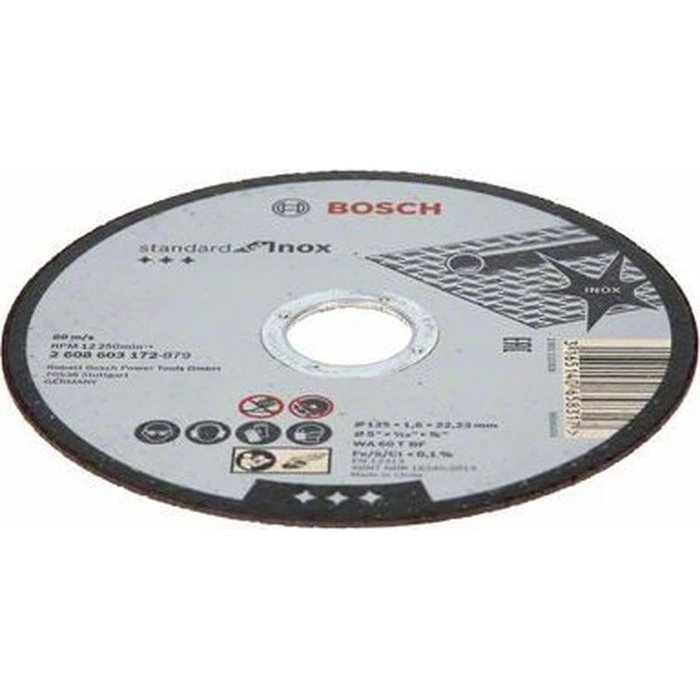 Bosch Δίσκος Κοπής Μετάλλου 125 mm MPN 2608603172