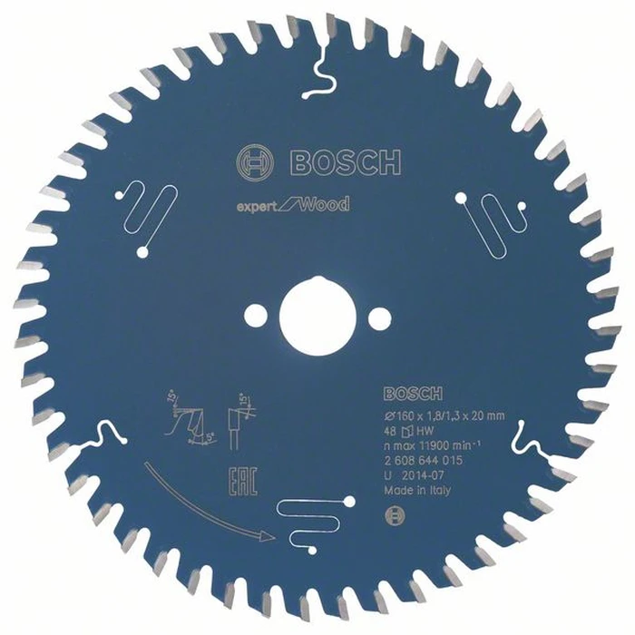 Bosch Wood Cutting Saw Blade 160mm (2608644015)