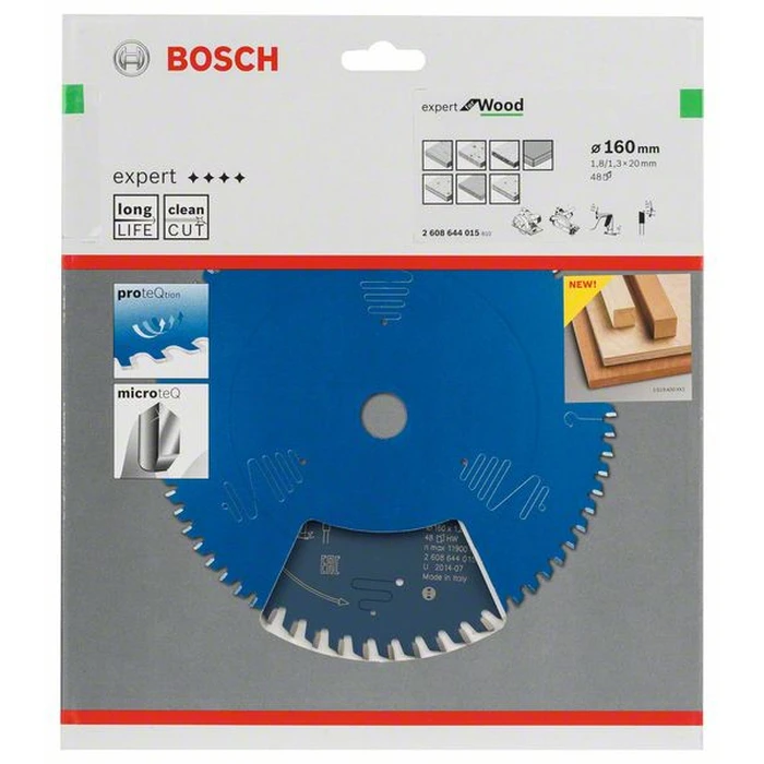 Bosch Wood Cutting Saw Blade 160mm (2608644015)