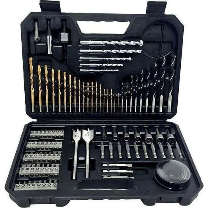 Bosch 103-Piece Titanium-Coated HSS Drill Bit Set with Hex Shank for Metal - 2608594070