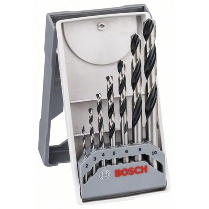 Σετ 6 Τρύπανα Bosch HSS PointTeQ, 2–8 mm, Κυλινδρικό Στέλεχος (2608577346)