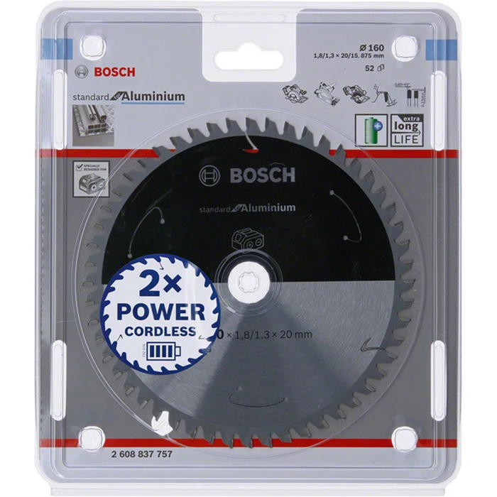 Bosch Aluminium Cutting Disc 160 mm (2608837757)