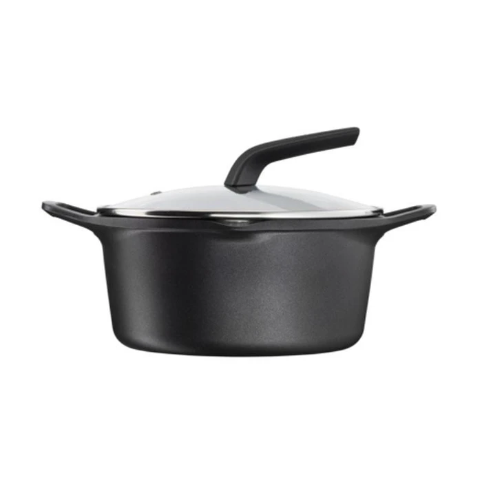 Tefal Pot with Lid E2494644 Black ? 24 cm