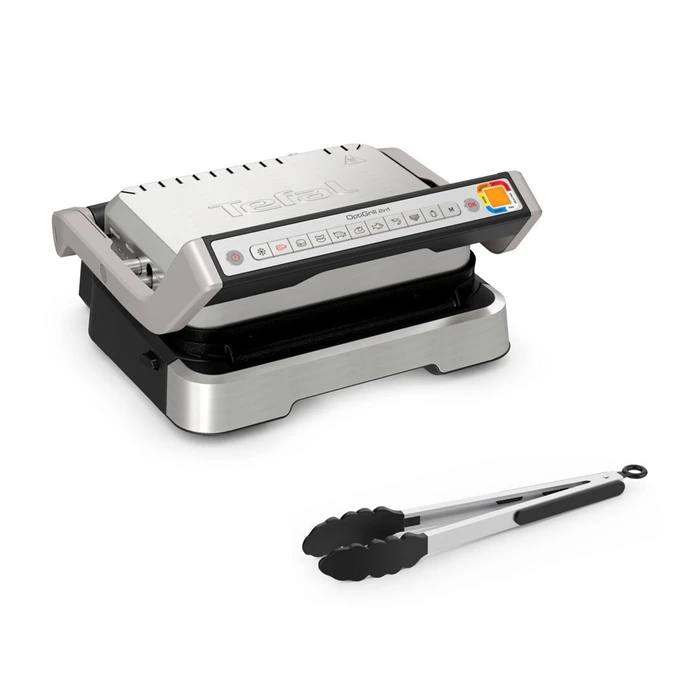 Tefal OptiGrill 2in1 GC773D (stainless steel, 2100 W)