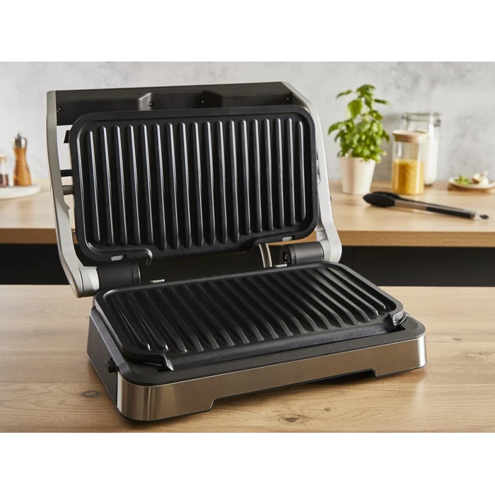 Tefal OptiGrill 2in1 GC773D (stainless steel, 2100 W)