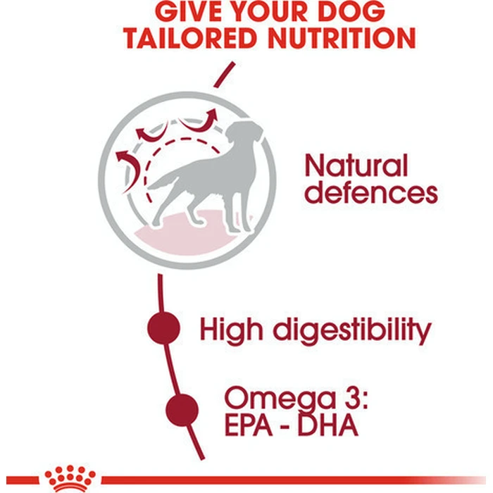 Royal Canin Medium Adult 4kg Dry Food for Adult Medium Breed Dogs with Poultry