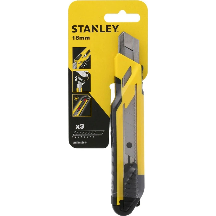 Stanley Κοπίδι Φαλτσέτα Ασφαλείας με Πλαστικό Σώμα και Πλάτος Λάμας 18mm - STHT10266-0