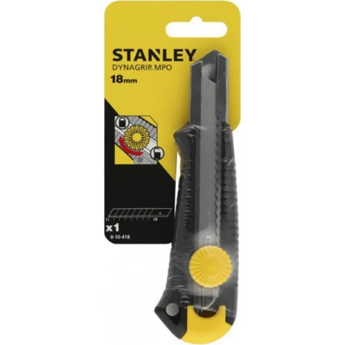 Stanley Κοπίδι Φαλτσέτα Dynagrip με Πλαστικό Σώμα, Πλάτος Λάμας 18 mm (0-10-418)