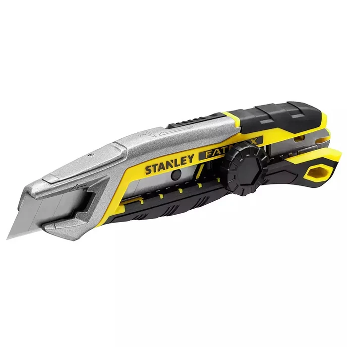 Stanley FatMax Safety Utility Knife, Metal Body, 18mm Blade - FMHT10592-0