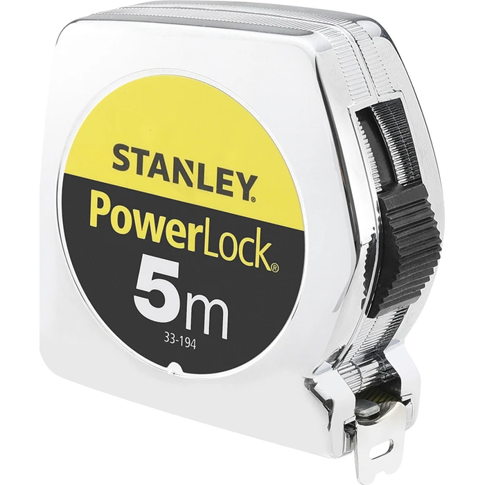 Stanley Powerlock Μετροταινία Αυτόματης Επαναφοράς 3 m x 12,7 mm (0-33-238)