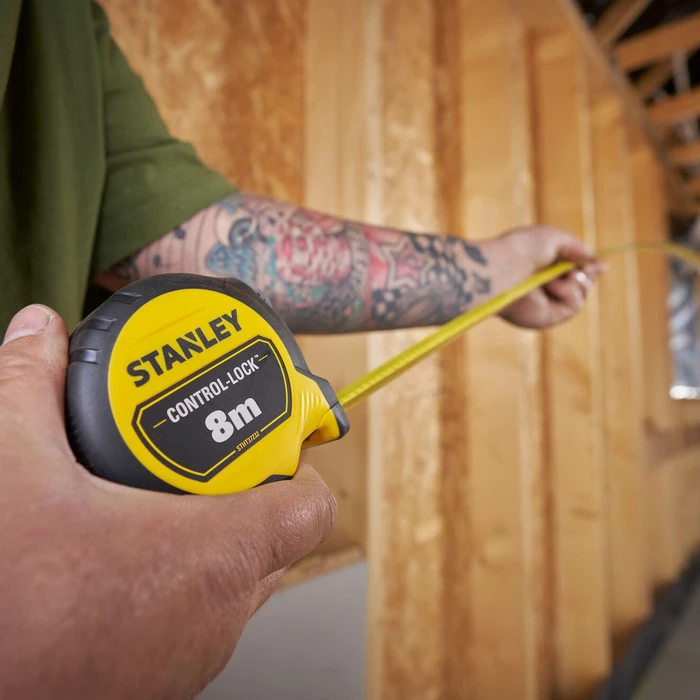 Stanley Lock Μετροταινία με Αυτόματη Επαναφορά 8 m x 25 mm (STHT37232-0)