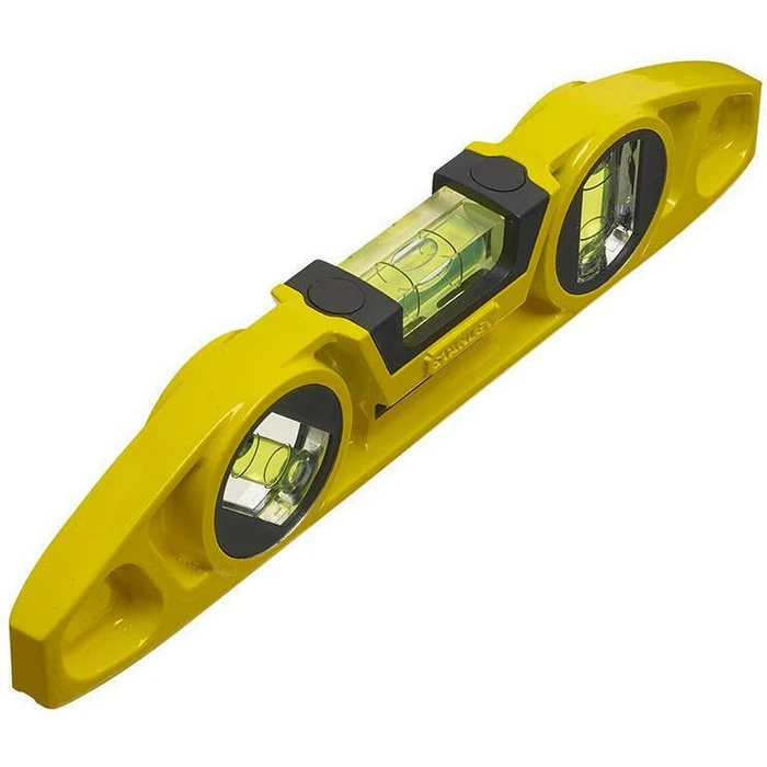Stanley Torpedo Magnetic Aluminum Level 22 cm with 3 Vials