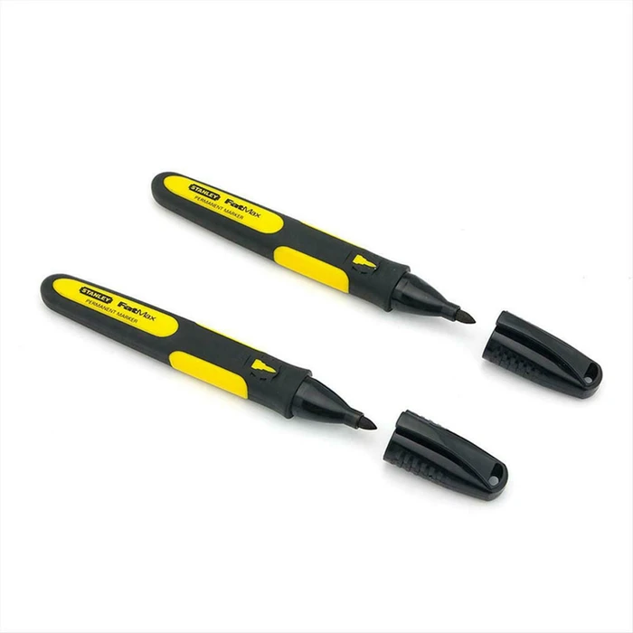 Stanley FatMax Μαρκαδόροι Σχεδίου Μαύροι 1 mm Σετ 2τμχ (0-47-312)