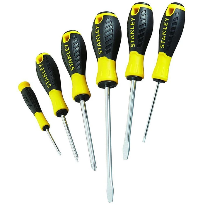 Stanley Essential 6-piece Interchangeable Tip Screwdriver Set (STHT0-60208)