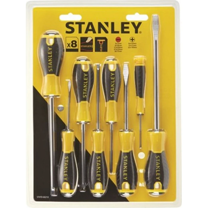 Stanley Σετ Κατσαβίδια Essential 8 εναλλασσόμενες μύτες STHT0-60210